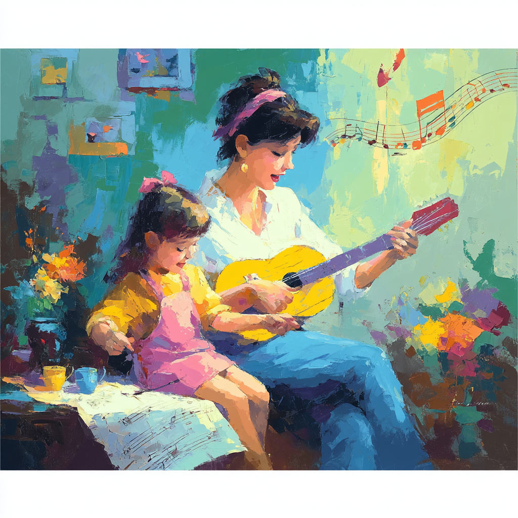 An Evening Of Music Painting By Numbers Kit