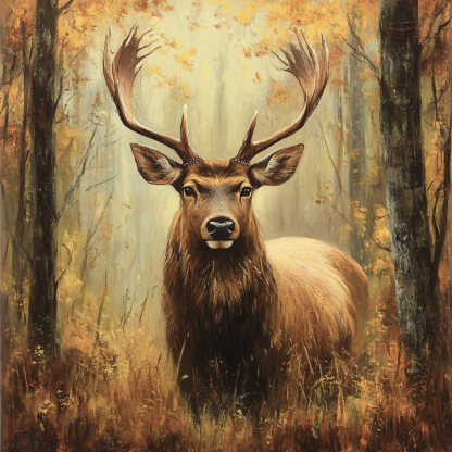 Edwin Landseer Inspired Gentle Stag painting number kit