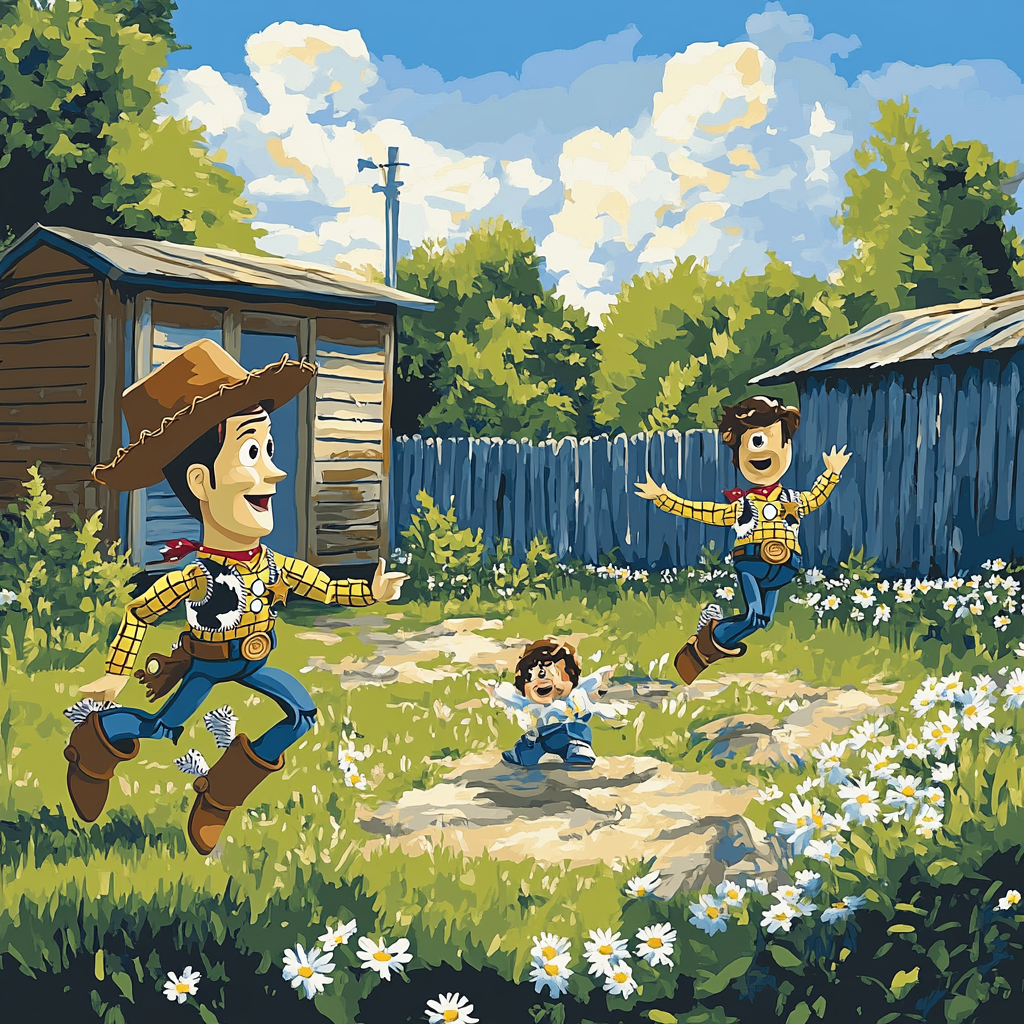 Woody Backyard Adventure Buddy paint by color