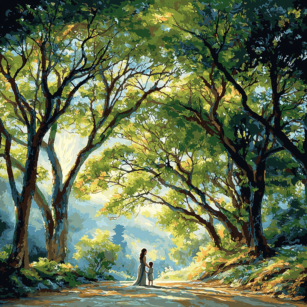 Pillars Of Love Painting By Numbers Kit