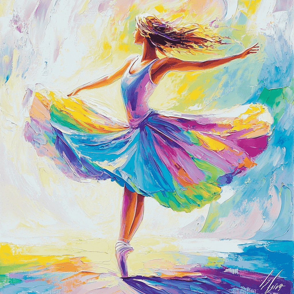 Edgar Degas Inspired Elegance In Motion Number Painting