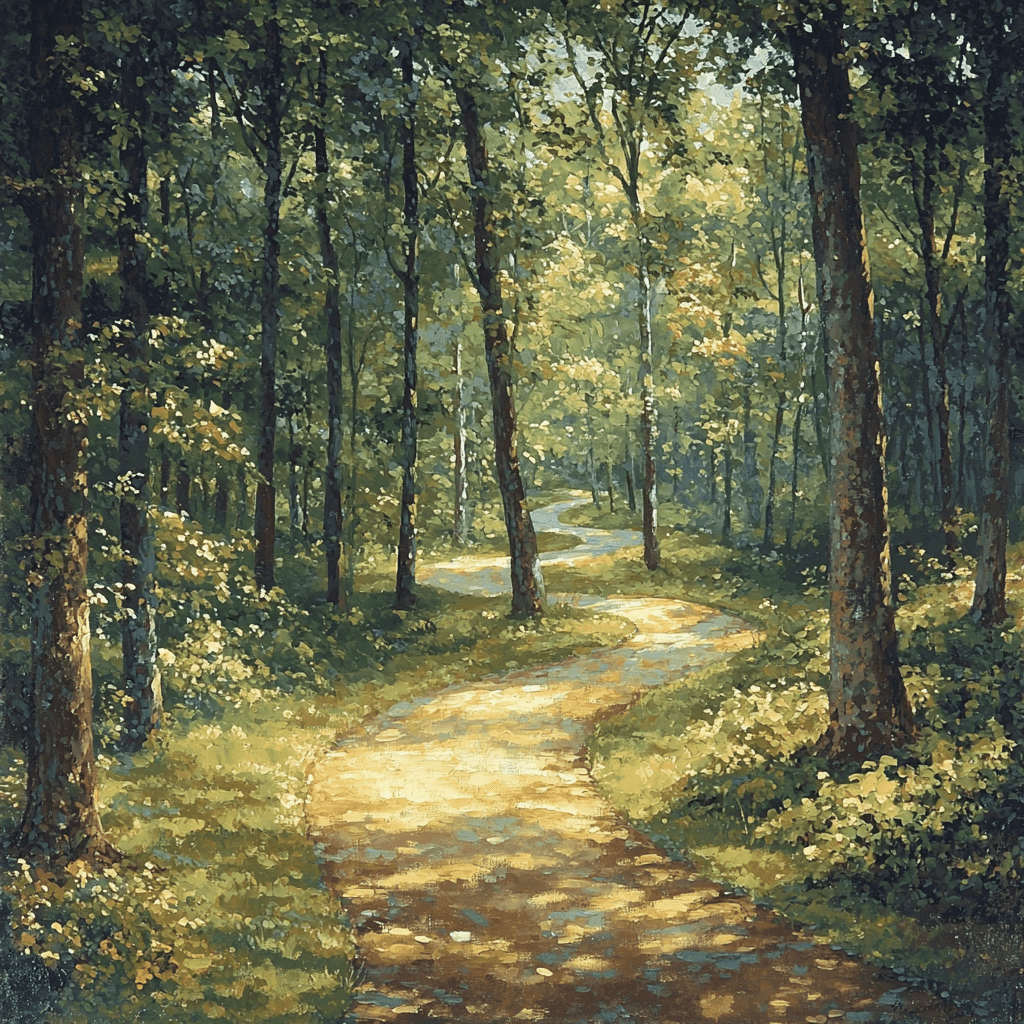 John Constable Inspired Whispering Forest Path DIY Paint By Numbers
