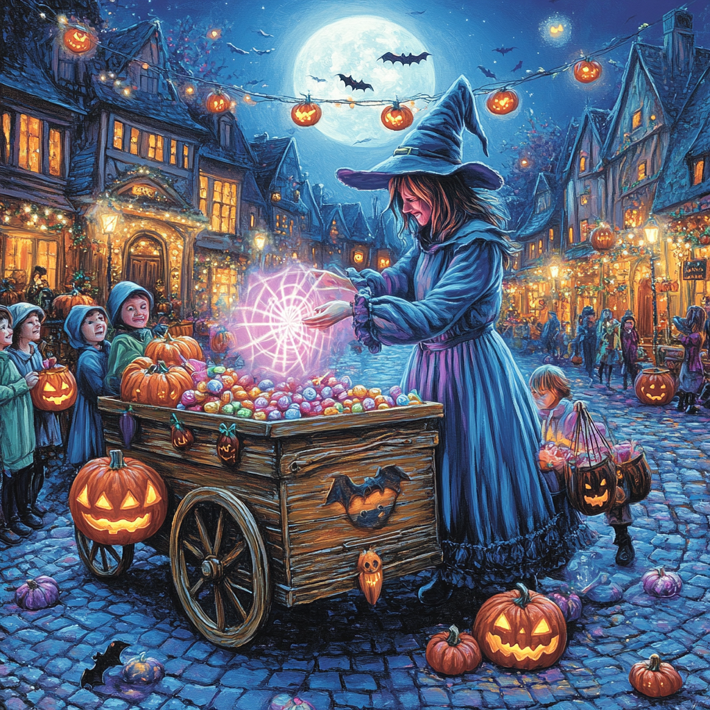 Midnight Candy Cart Conjurer Numbered painting kits