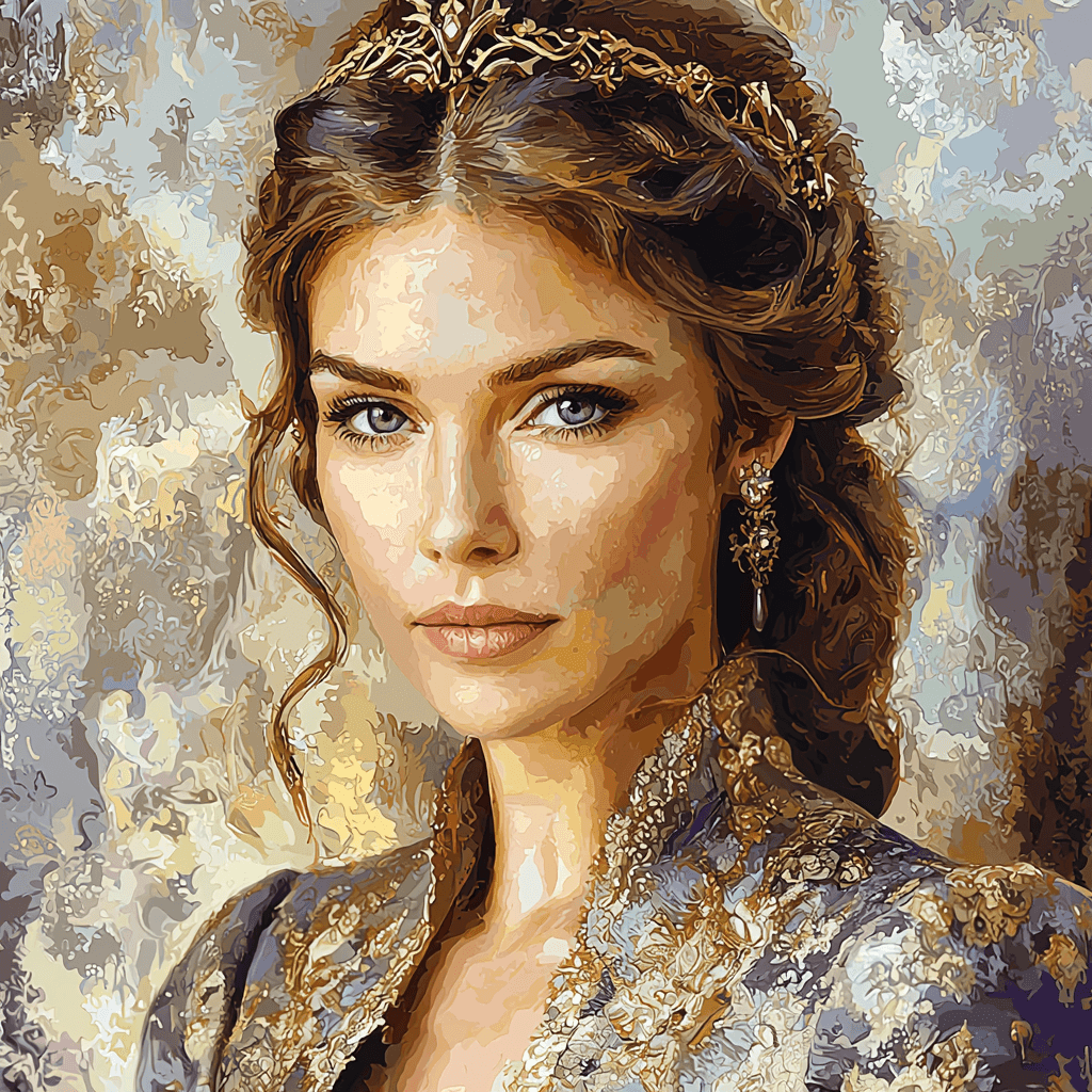Natalie Dormer: The Game Of Thrones Starlet Number Painting