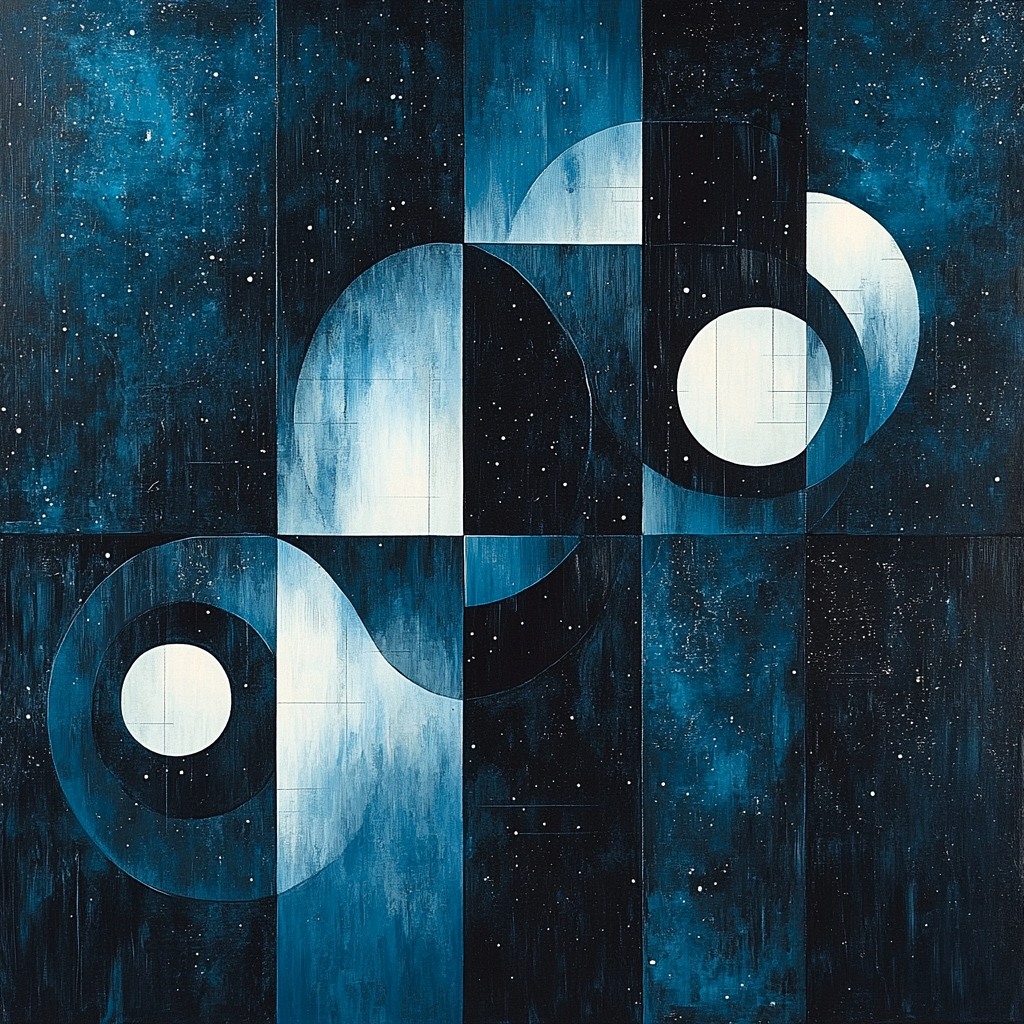 Kazimir Malevich Inspired Celestial Harmony paint by numbers