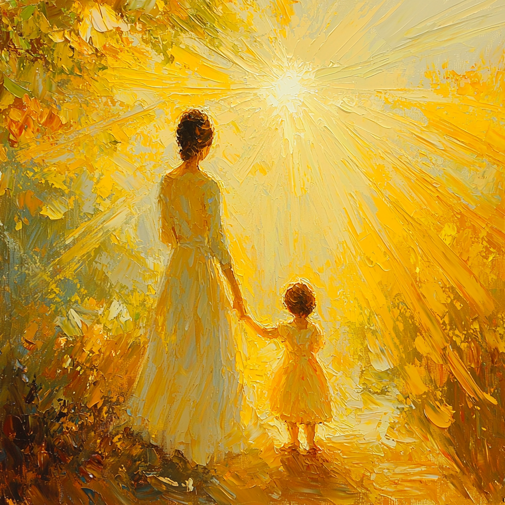 A Mother's Radiance Numbered Painting Kits