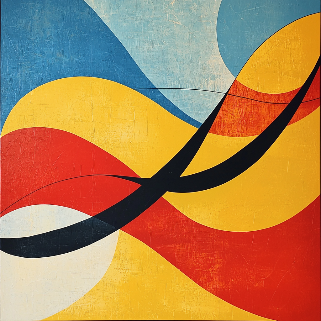 Joan Miró Inspired Abstract Revelations Painting By Numbers Kit