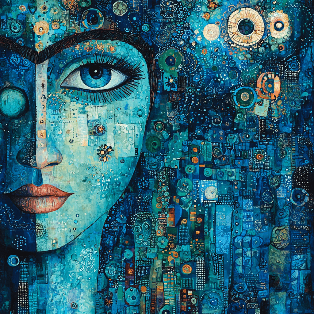 Frida Kahlo Inspired Emotional Tapestry Of Identity Painting Number Kit