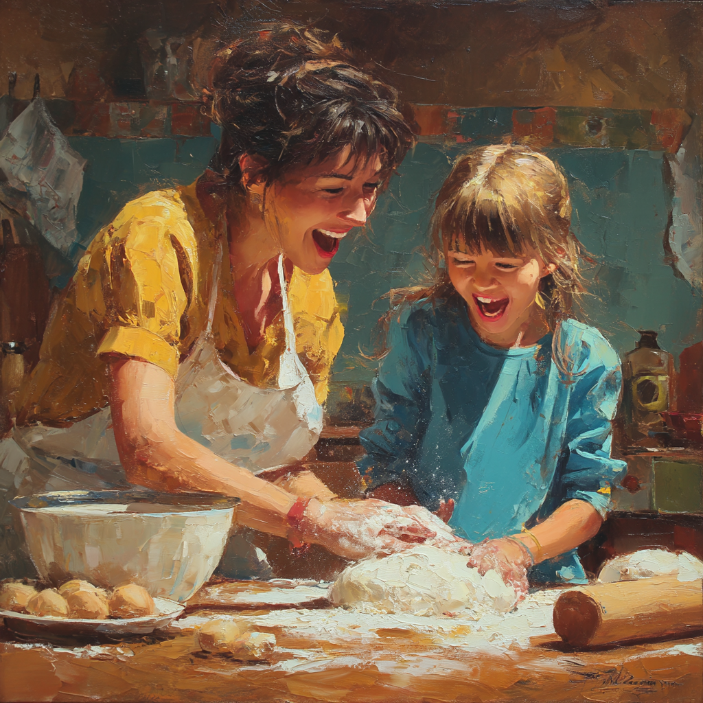 Baking Cookies With Mom DIY Paint By Numbers