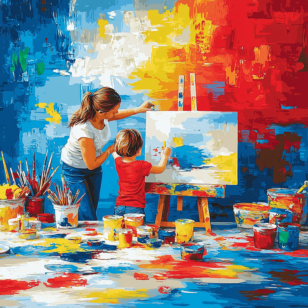 The Gift Of Imagination Numbered Painting Kits