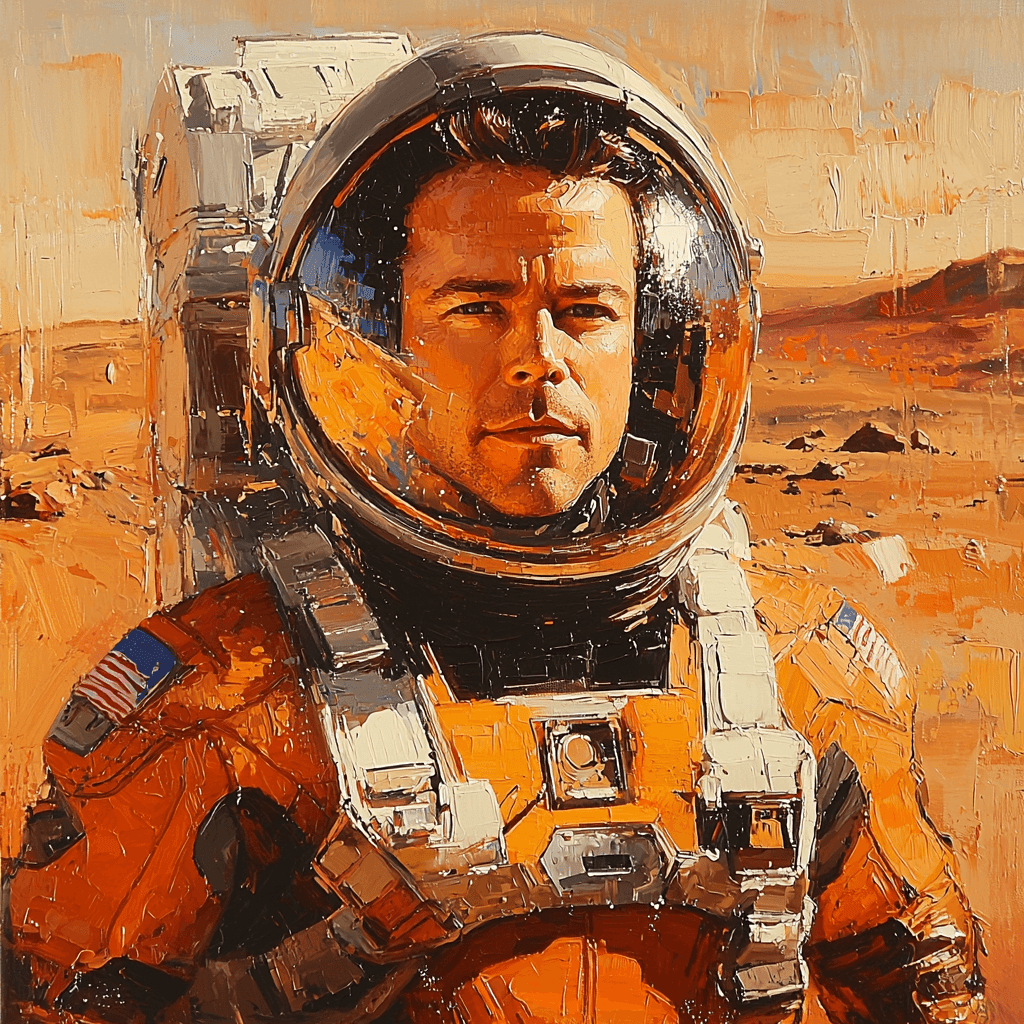 Matt Damon: The Ingenious Resolve Of A Martian Survivor Painting By Numbers Kit
