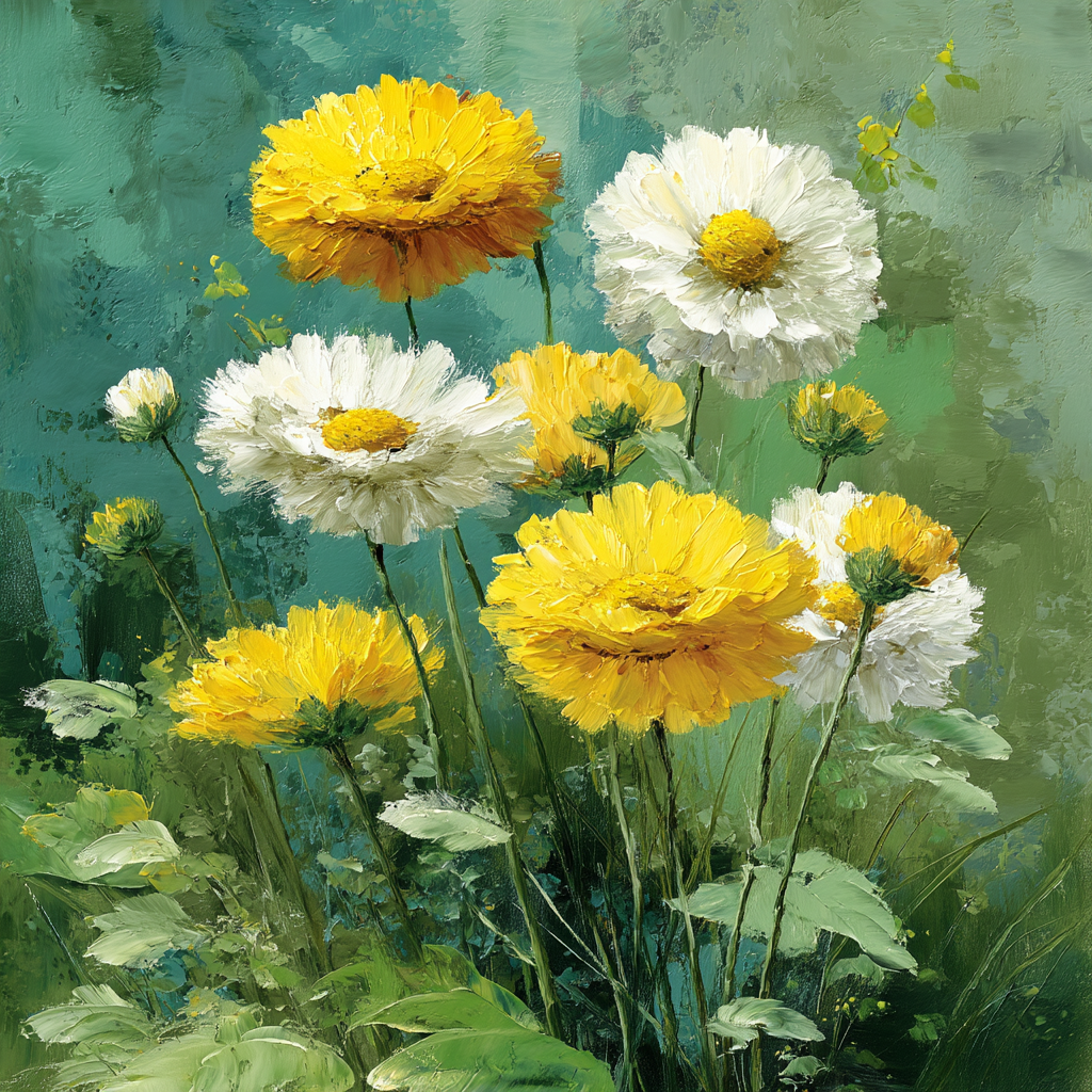Nature's Sweet Embrace Number Painting