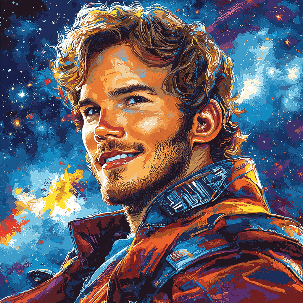 Chris Pratt: An Adventurous Journey From Parks To The Stars Paint By Number