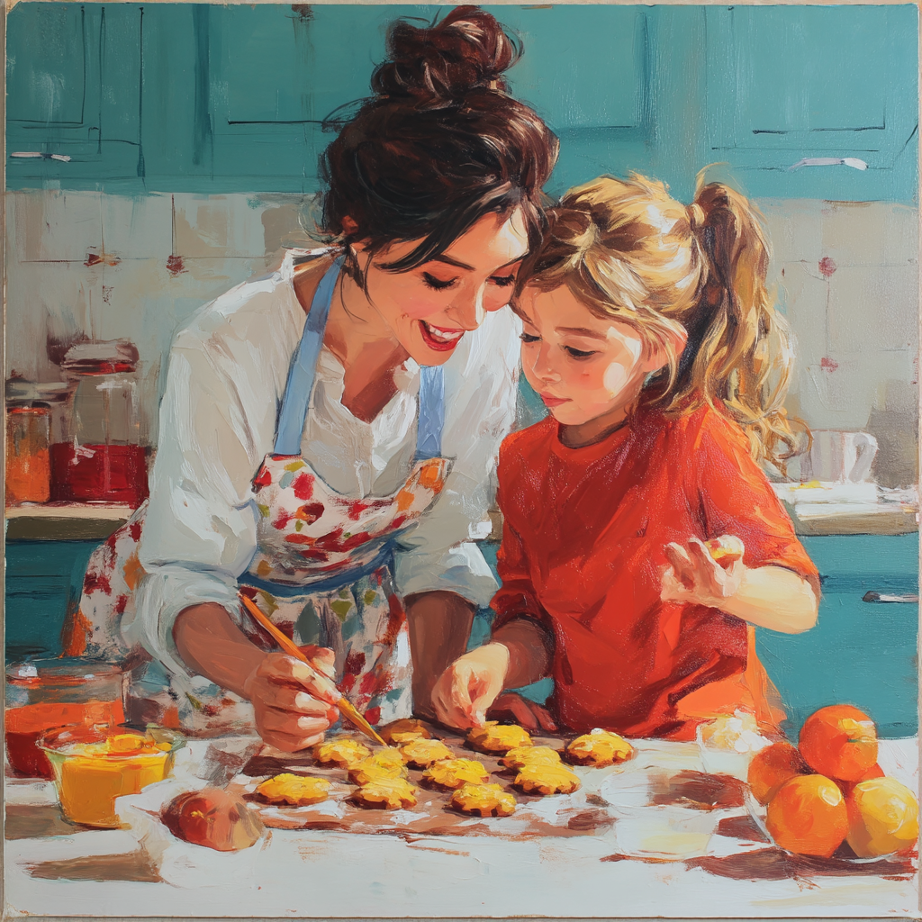 Happiness In The Kitchen Painting By Numbers Kit