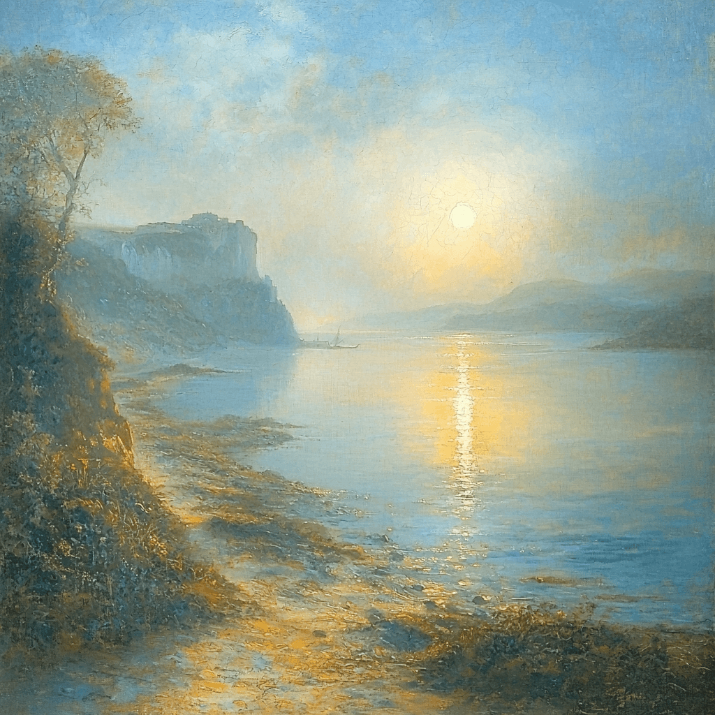 J.M.W. Turner Inspired Turner's Ethereal Coastline Paint By Numbers Kits
