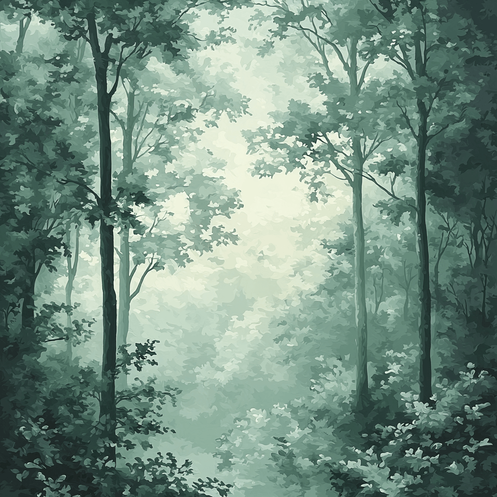 Caspar David Friedrich Inspired Transcendental Forest Journey Numbered Painting Kits