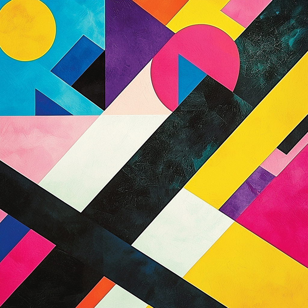 Kazimir Malevich Inspired Dynamic Interaction Numbered Painting Kits