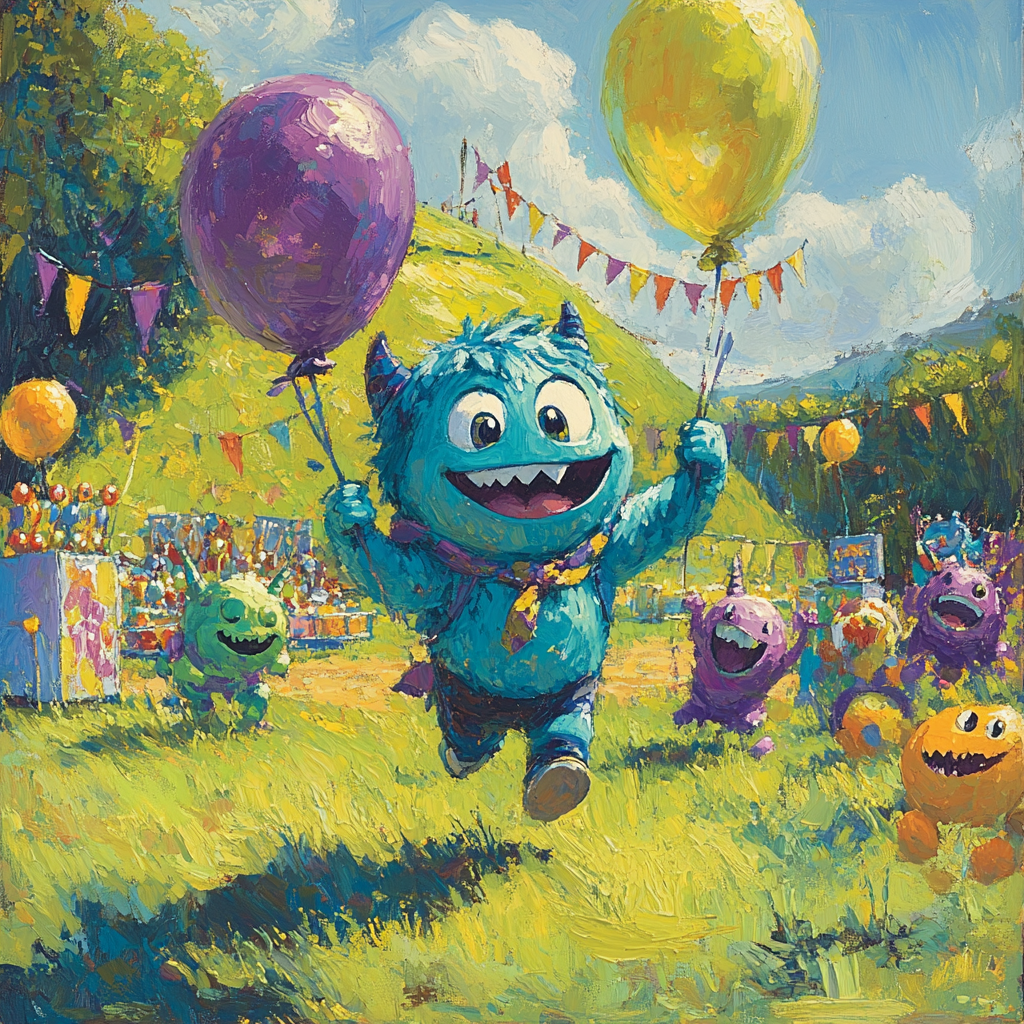 Sully Monster Field Day Numbered painting kits