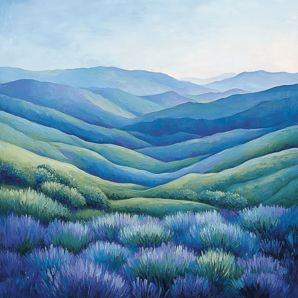 Paul Cézanne Inspired Ethereal Valley Paint By Numbers Kits