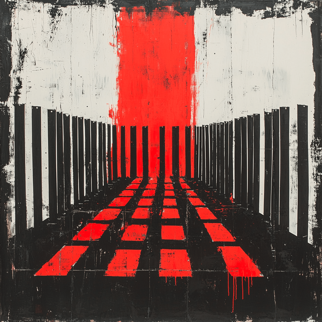 Banksy Inspired Freedom's Boundaries Paint By Color