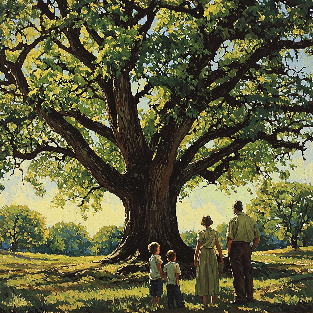 Beneath The Family Tree Paint By Color