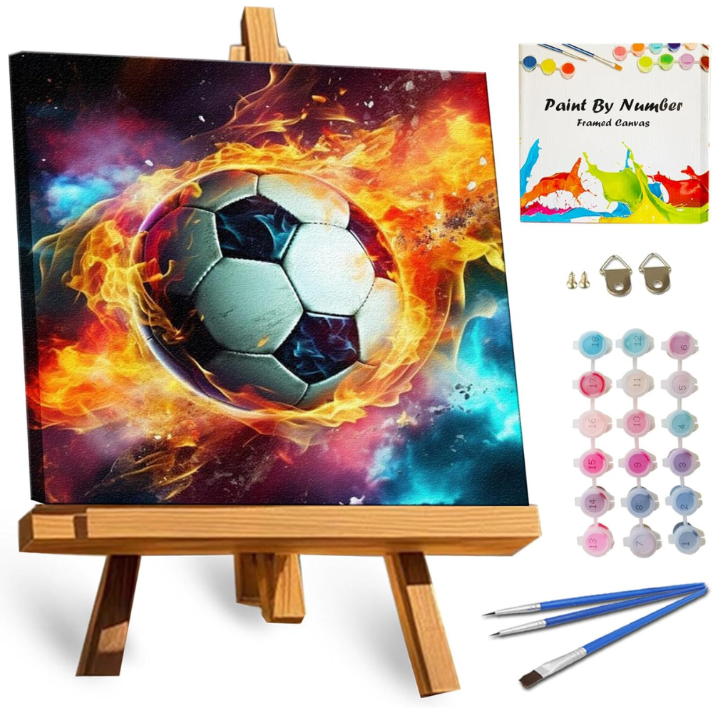FIFA 2026 Soccer Framed Paint By Numbers Kit For Kids