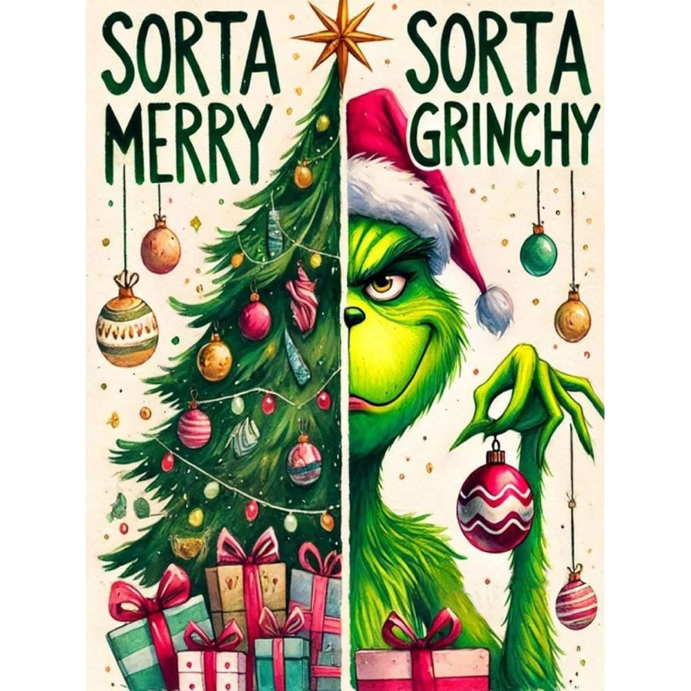 Christmas Winter Paint By Numbers Kit With DIY Acrylic Canvas Kit