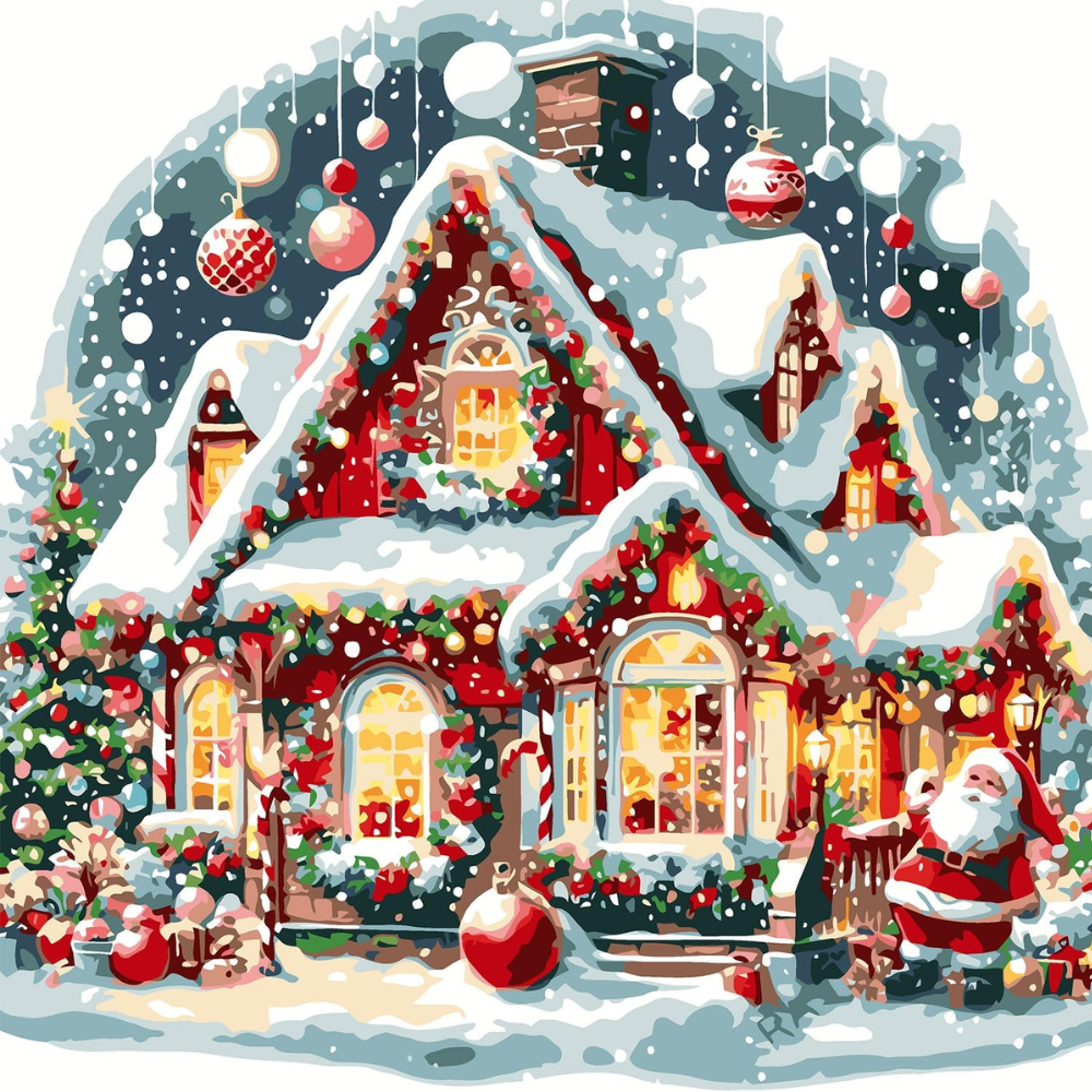 Christmas Paint by Numbers Kit