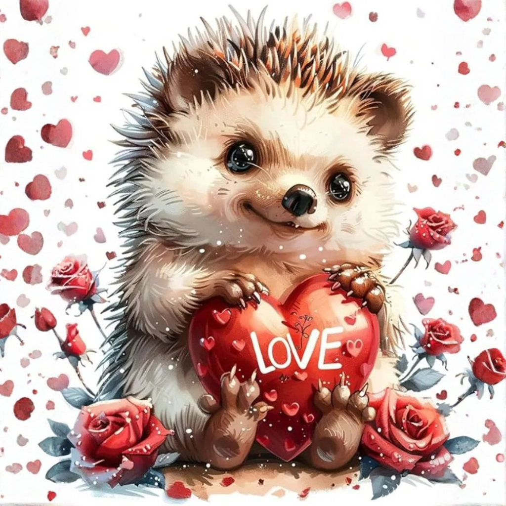 Valentines Day Paint By Numbers Kit For Adults Easy DIY Canvas Art