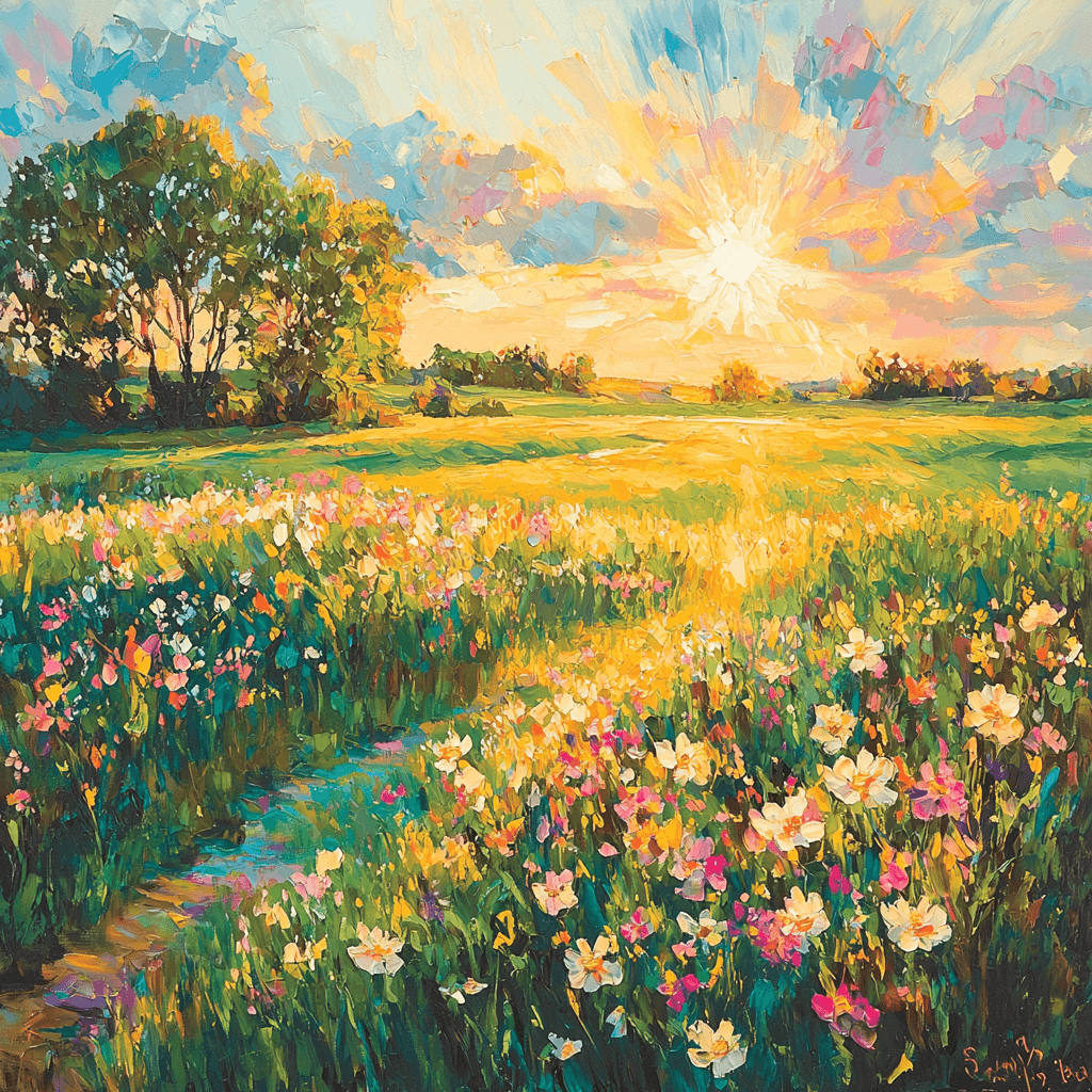 John Constable Inspired Serenade Of The Sun DIY Paint By Numbers