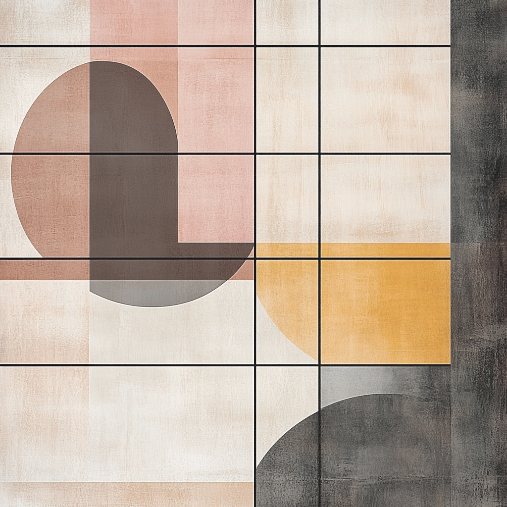 Paul Klee Inspired Silent Geometry Paint by numbers kits