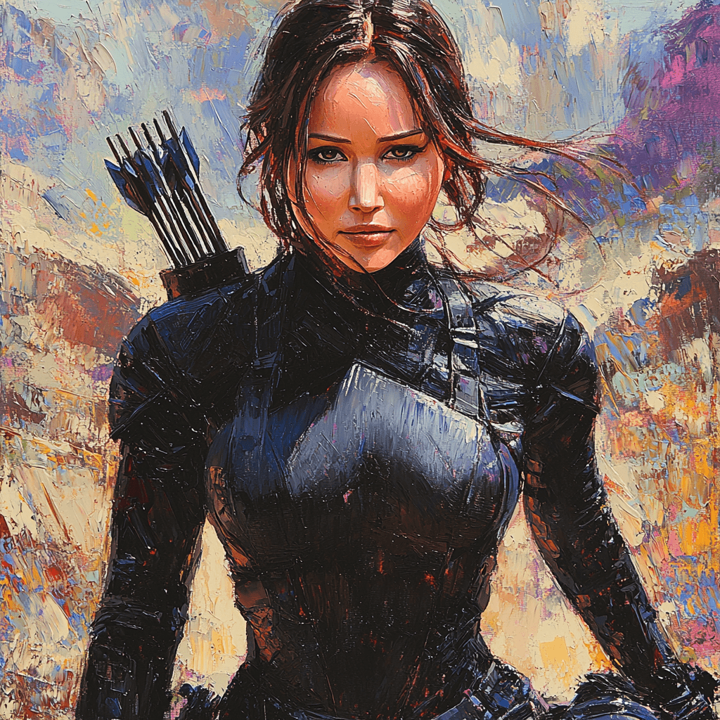 Jennifer Lawrence: From Hunger To Stardom Paint By Numbers