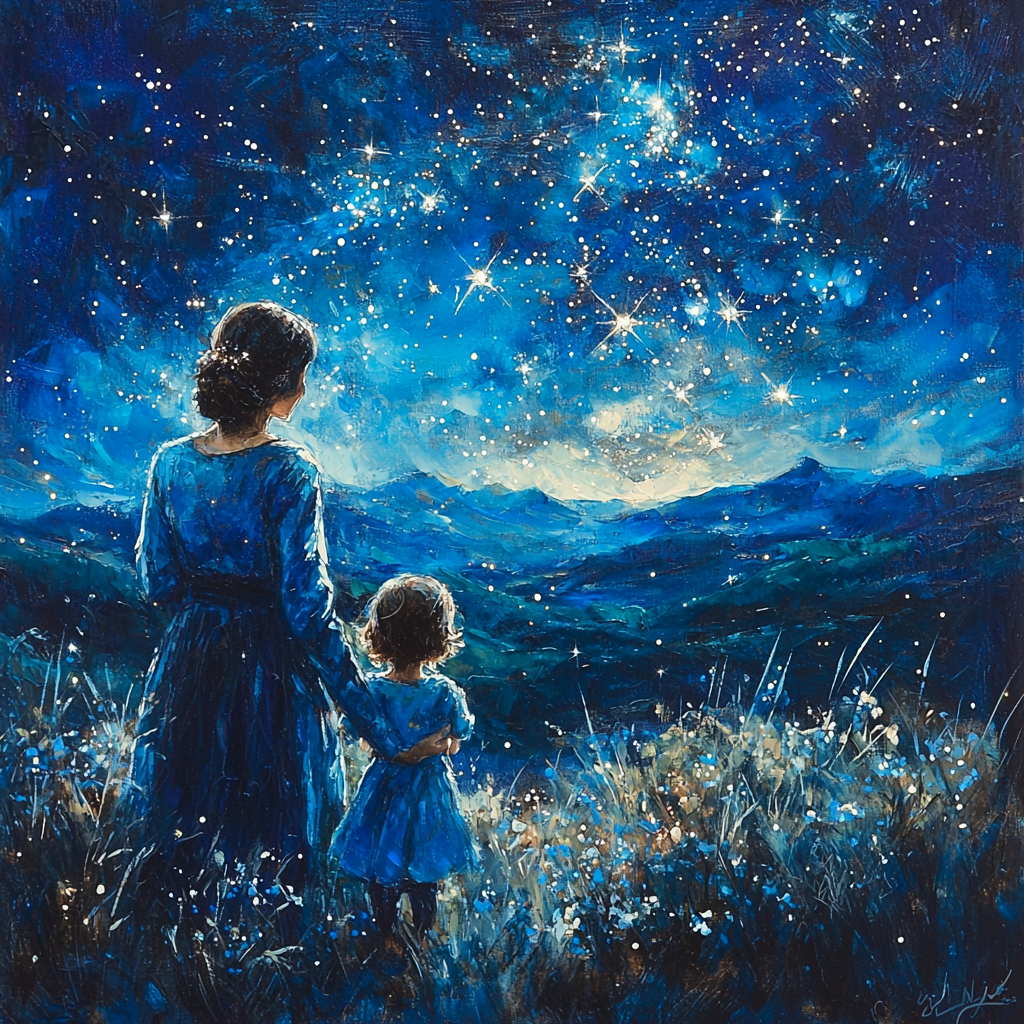 Guiding Stars Of Night Painting Number Kit