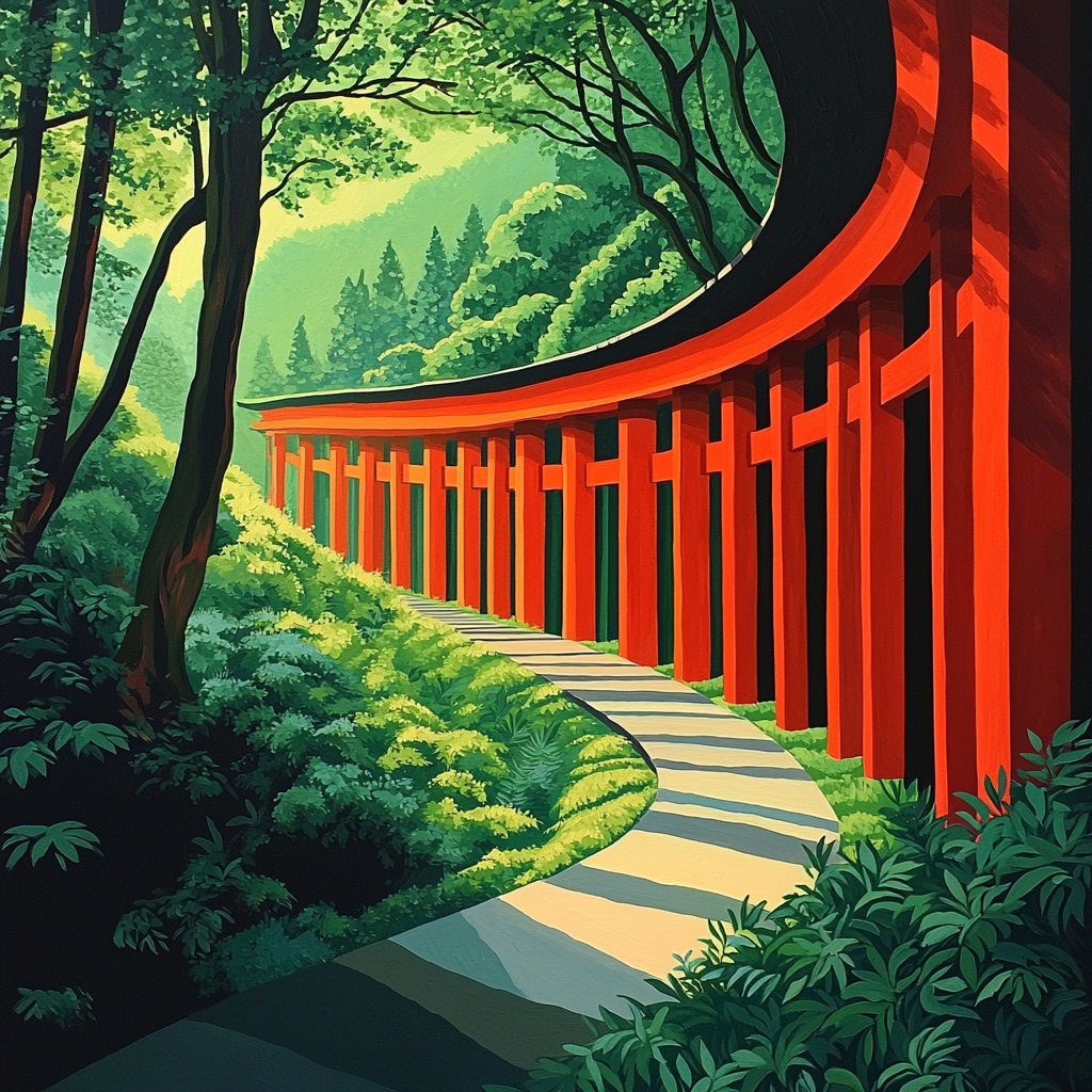 Fushimi Inari-taisha Shrine - Kyoto Paint By Numbers