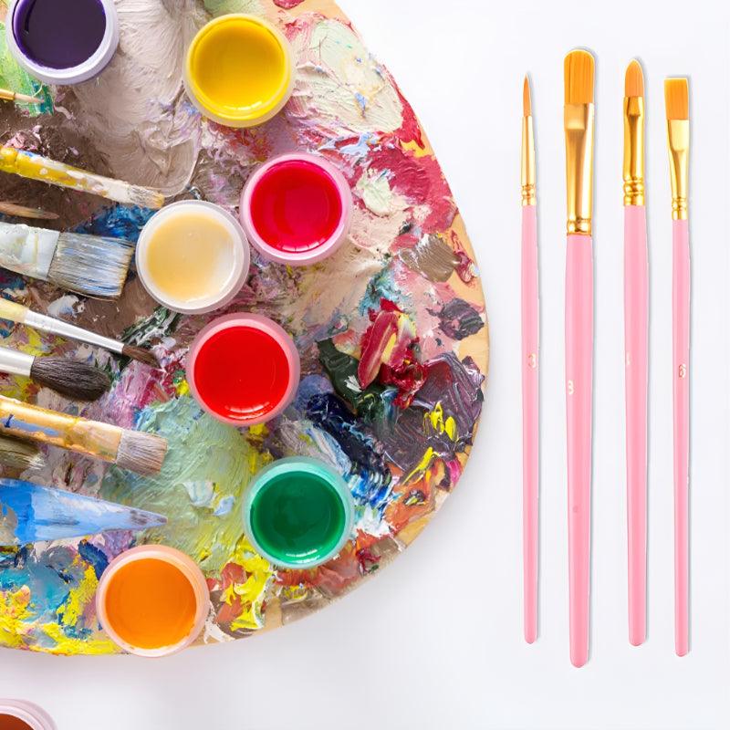 10 Pieces Artist Paintbrush Set - Artistry Rack
