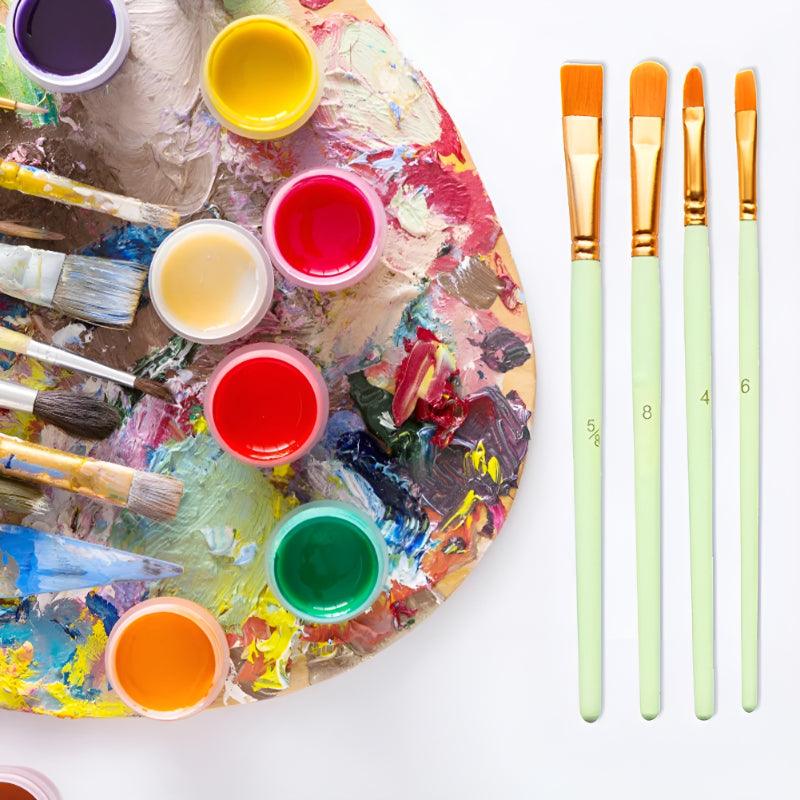 10 Pieces Artist Paintbrush Set - Artistry Rack