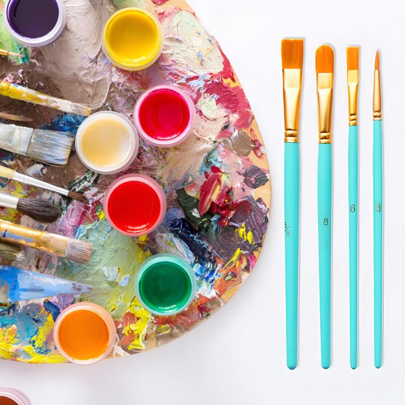 10 Pieces Artist Paintbrush Set - Artistry Rack