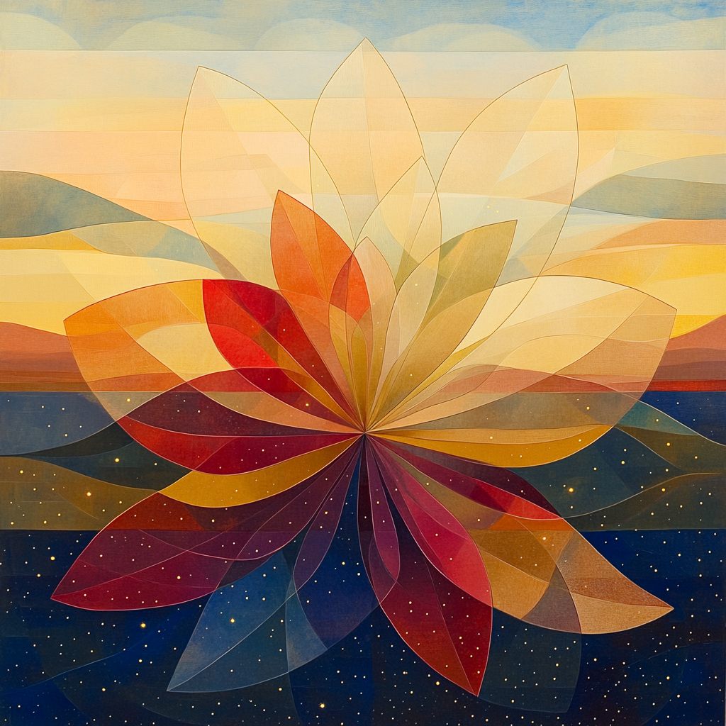 Paul Klee Inspired Cosmic Garden paint by number