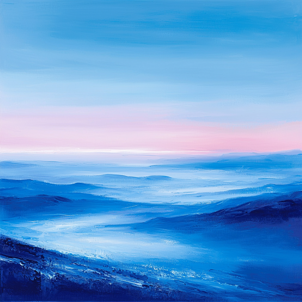 Michelangelo Inspired Charmed Horizon Number Painting