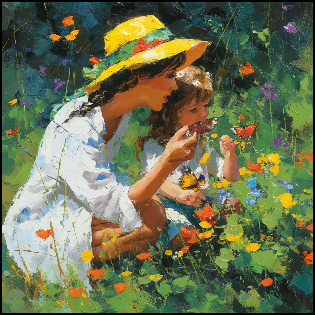 Sunlit Garden Adventures Numbered Painting Kits