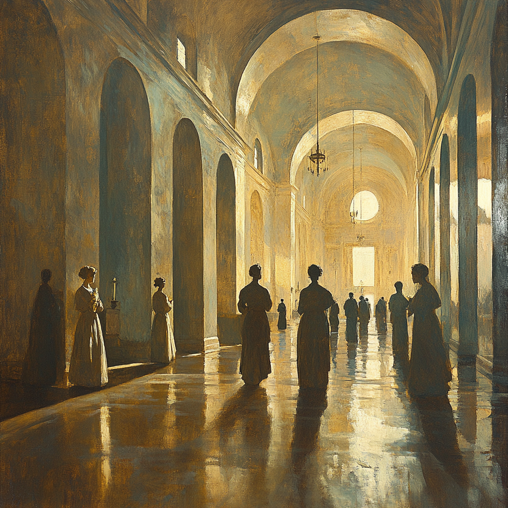 Renaissance Raphael Inspired Church Interior paint by number