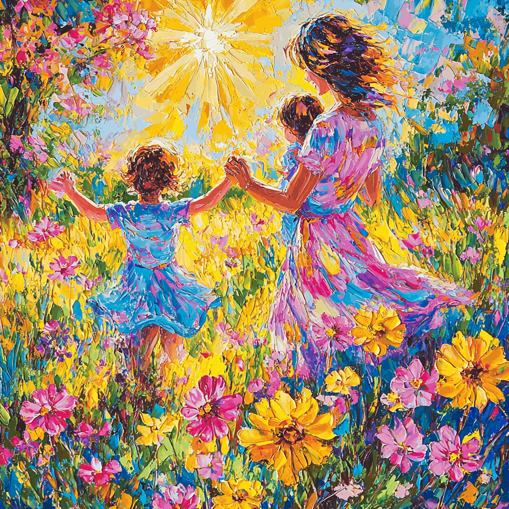 Dancing In The Sunlight Paint By Numbers Art