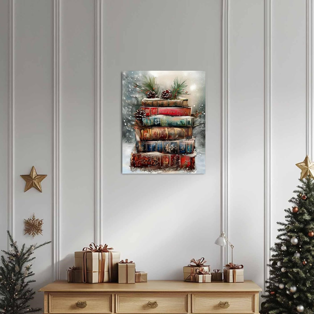 Christmas Paint by Numbers Kit on Canvas DIY Acrylic Painting
