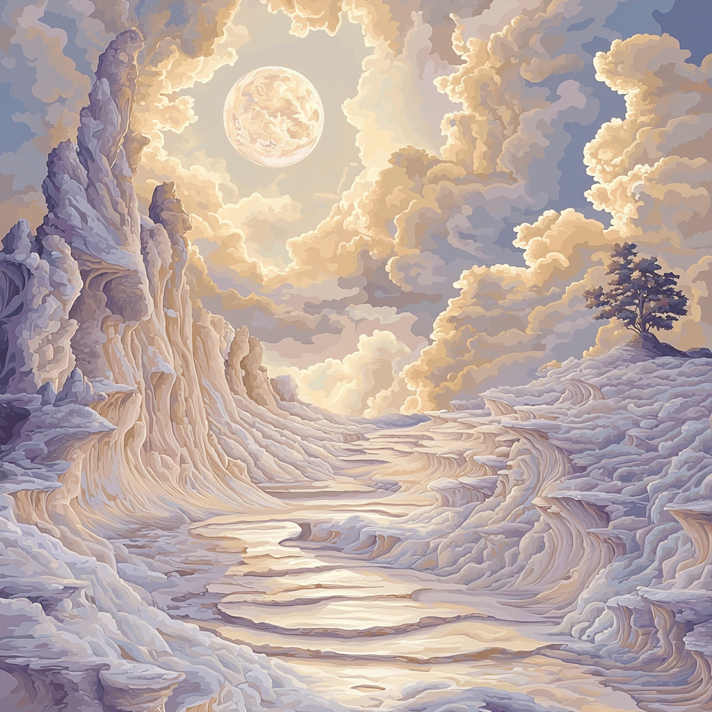 Michelangelo Inspired Ethereal Realm Numbered Painting Kits