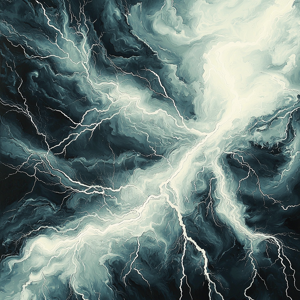 Michelangelo Inspired Harmony Of Storms Number Painting