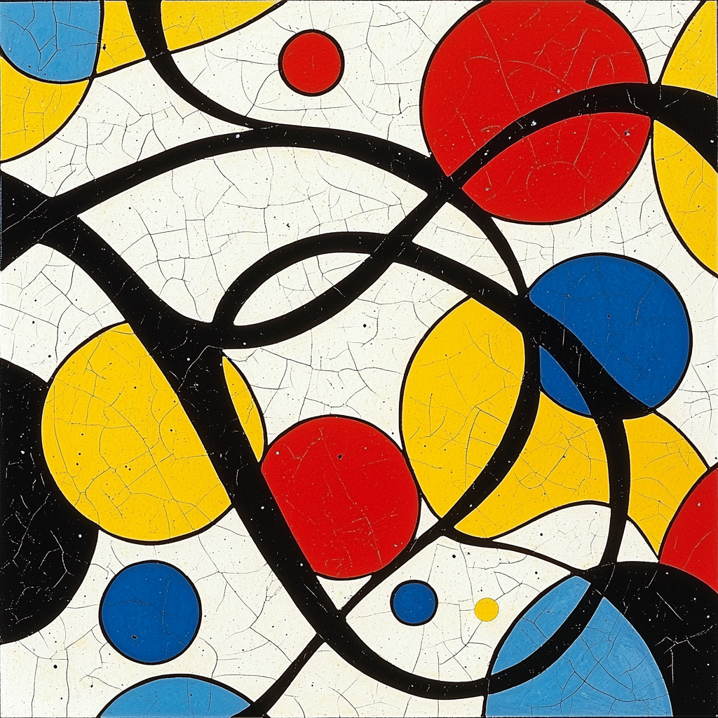 Joan Miró Inspired Enigmatic Echoes Painting By Numbers Kit