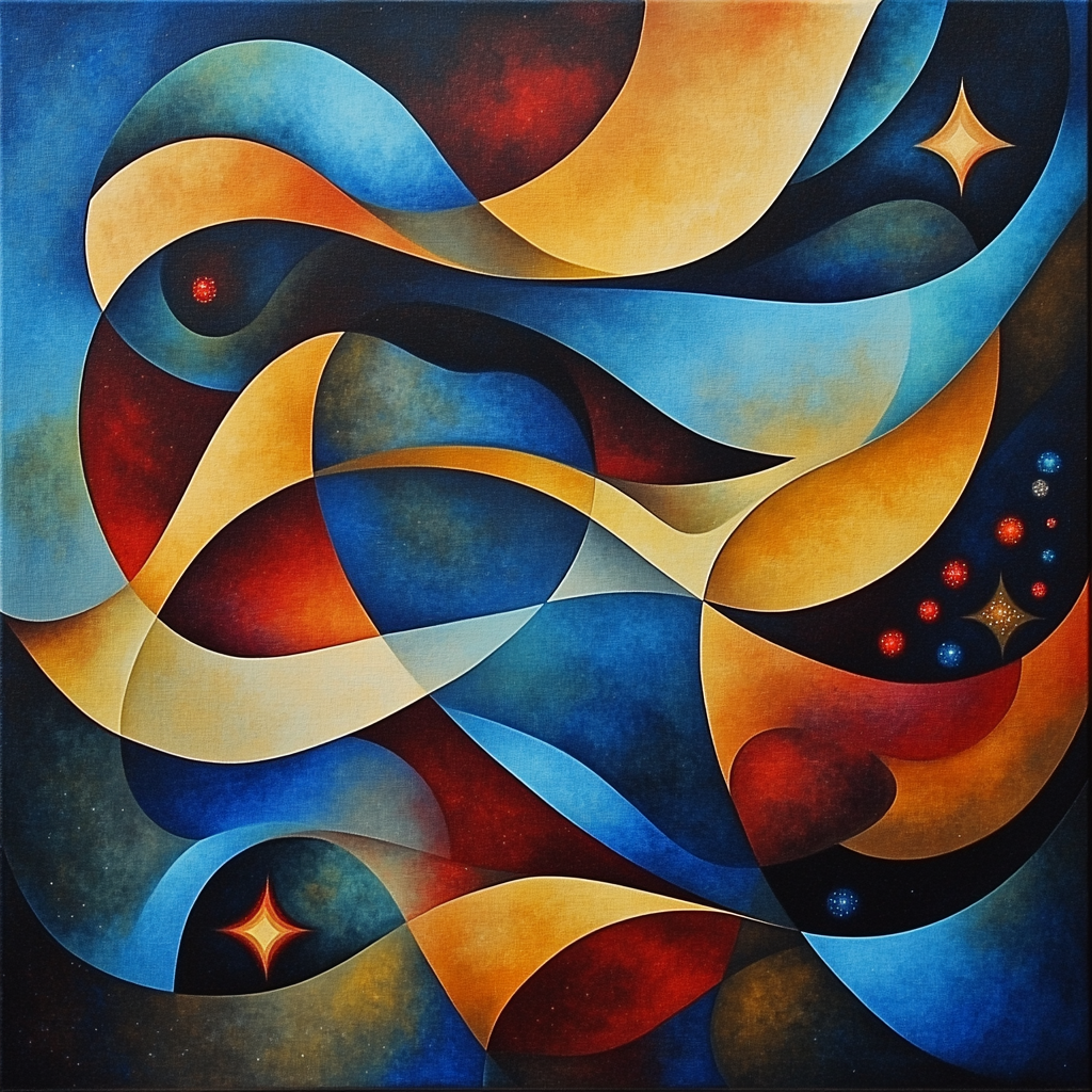 Dance Of Celestial Patterns By Joan Miró paint by number