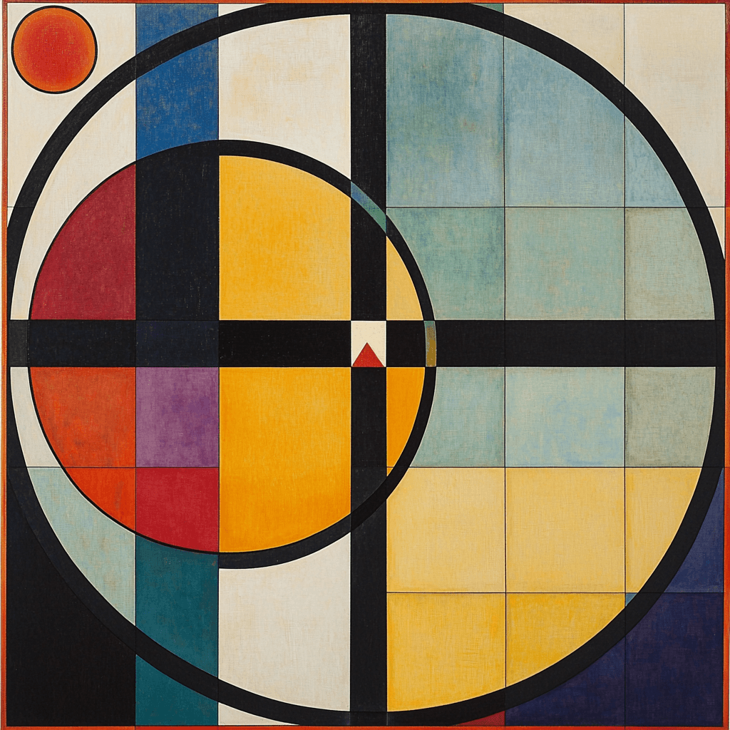 Kazimir Malevich Inspired Harmony In Geometry DIY Paint By Numbers