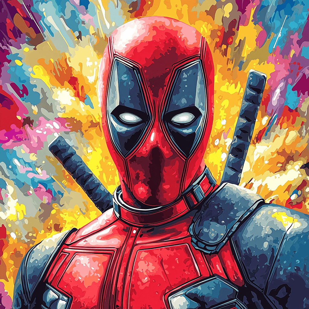 Ryan Reynolds: The Charismatic Merc With A Heart Numbered Painting Kits