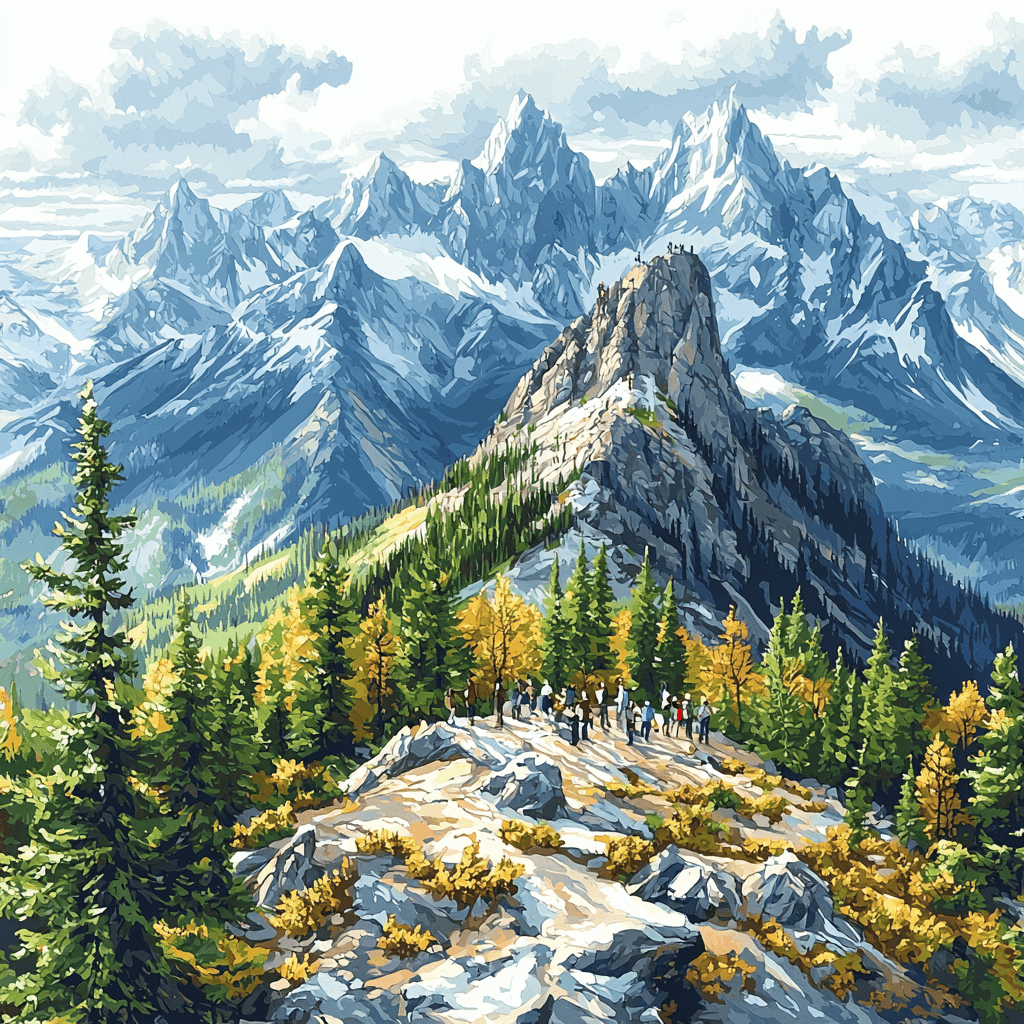 Banff Gondola - Canada Paint By Number